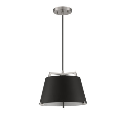 Sky 1 - Light Single Cone Pendant -  Kendal Lighting, PF263-BLK/SN