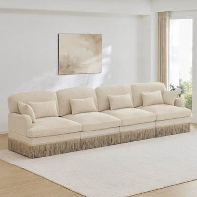 Canapé 4 places en chenille Comfy