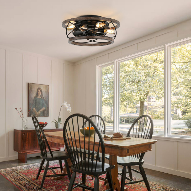 Ventilateur de plafond encastré en cage 18 po Bowdoin