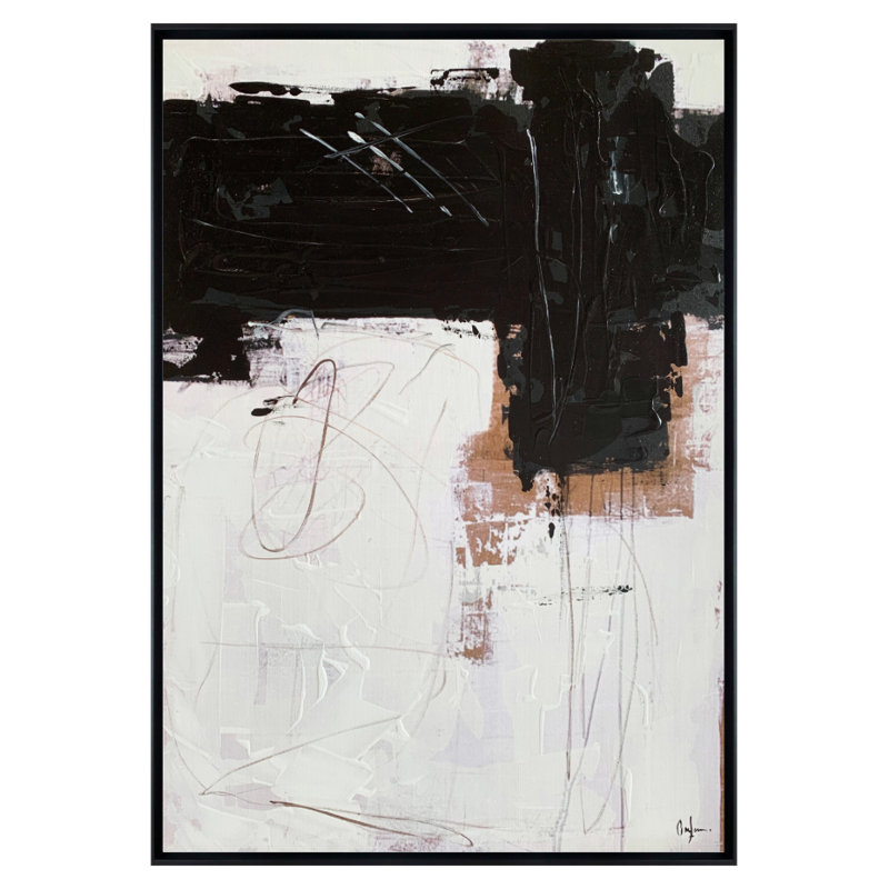 Sartoria 1 Canvas Print Artwork, 180 cm H x 94 cm W, Black