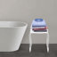 Siège de chaise de salle de bain en forme de U en acrylique 15,5 "capacité 300Lbs pour banc de douche