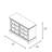 Eadoin Kids 6 - Drawer Dresser-755649063