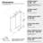 68-73" W x 60" H Frameless Single Sliding Tub Door, 3/8" (10mm) Clear SGCC Tempered Glass with R5 Beveled Edge, Shatter-Resistant Safety Film, Includes Installation Hole Locator, Round Top Rail-120782796