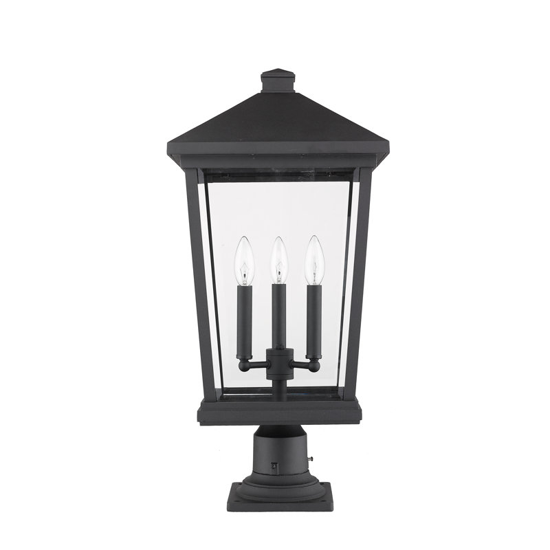 Luminaire suspendu à 3 lumières Bourke, Noir