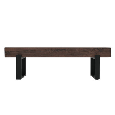Banc de salle à manger 59 po, bancs de table de cuisine d'intérieur de ferme, banc de lit, banc à chaussures industriel, bancs de vestibule