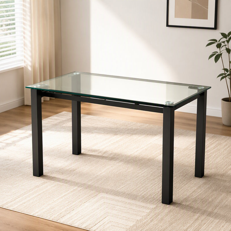 Dining Table, 29.5" H x 27.6" W x 52" D