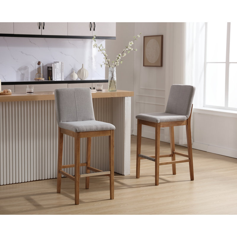 Braschi 30'' Stool, Gray