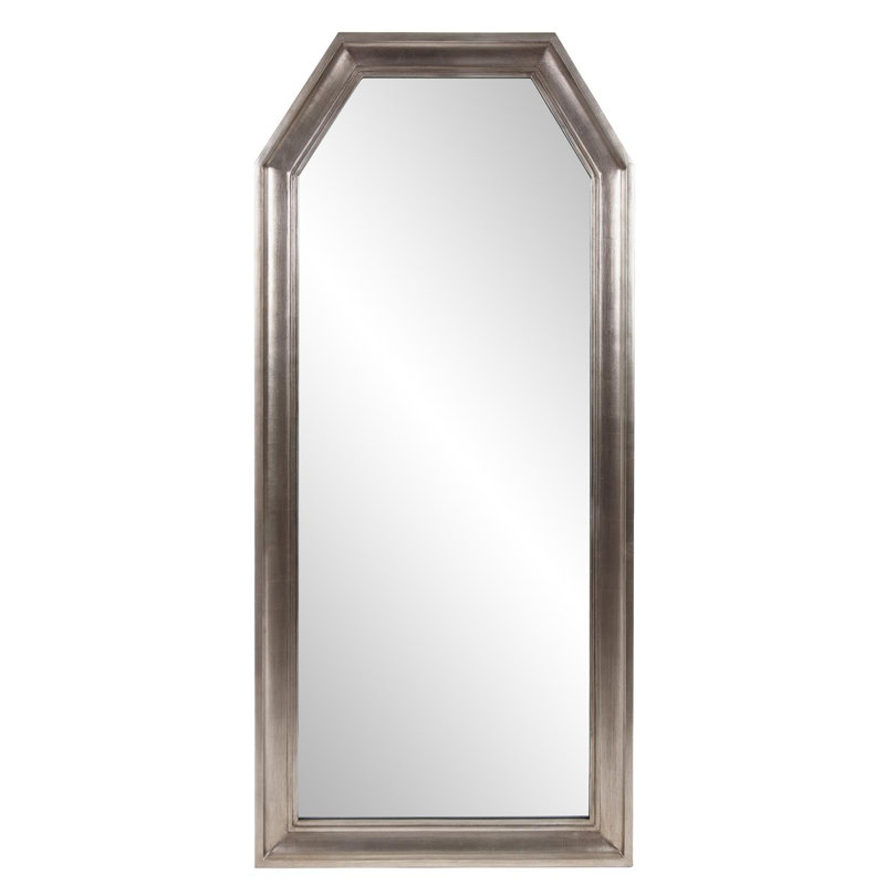 Kennsley Silver Wood Framed Full Length Rectangular Mirror