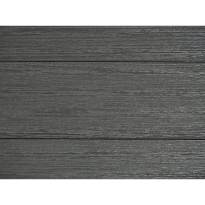 Wood Grained Shiplap Wall Paneling in Gray