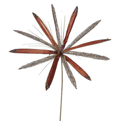 24", 20" Velvet Papyrus Aritificial Christmas Pick