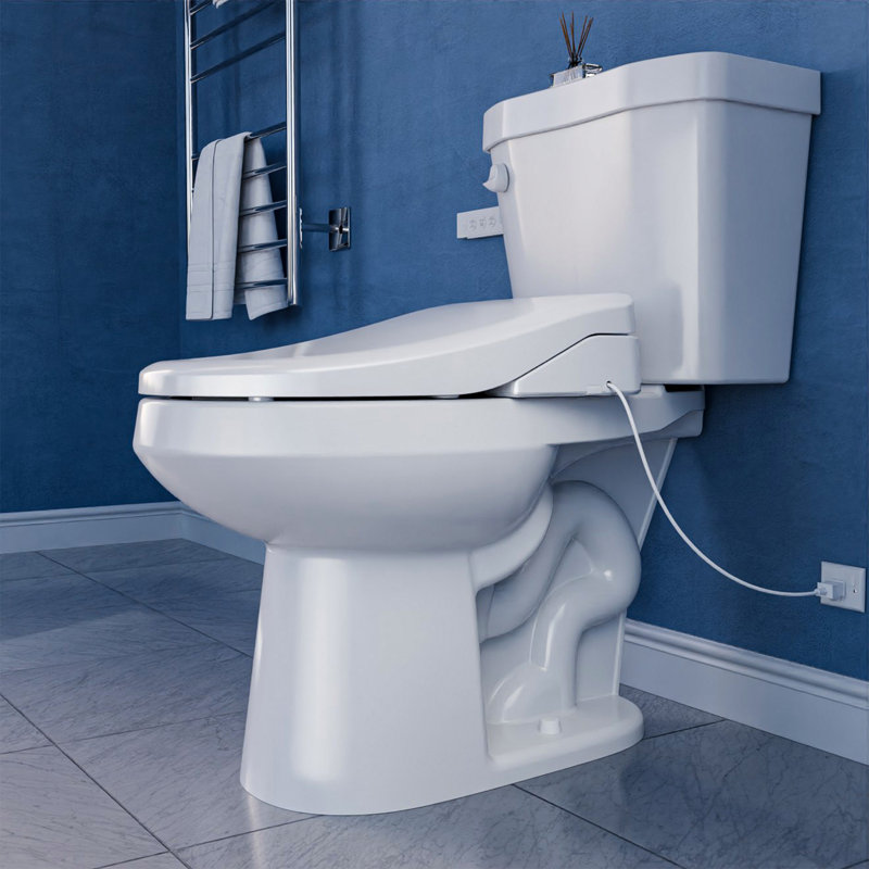 Siège de toilette allongé