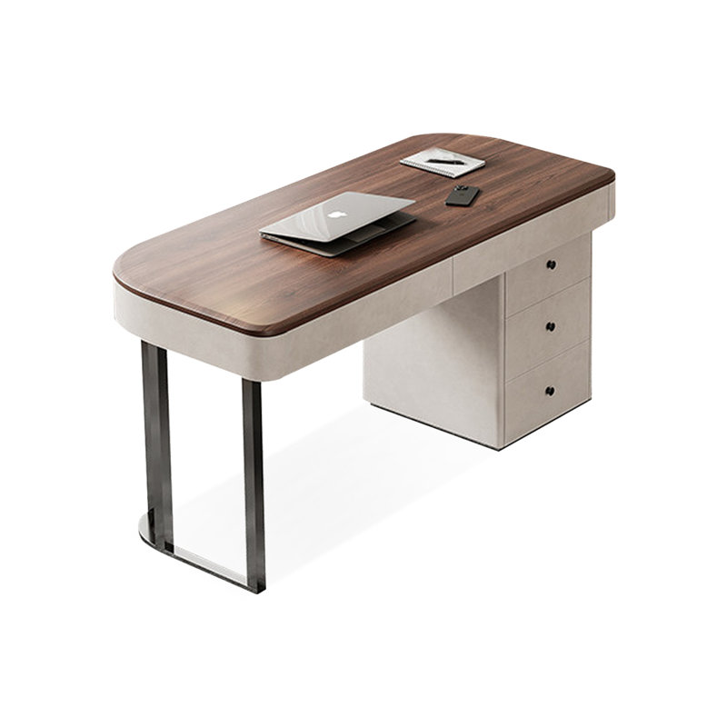 Bureau rectangulaire 5 tiroirs, 29.13"H×55.12"L×27.56"W