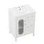 Meuble-lavabo 24 po avec lavabo, meuble-lavabo avec 2 tiroirs et porte, tablette réglable-225683807