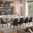 Dining Table Set With 94.5'' Extendable Sintered Stone Top And 8 Faux Leather Chairs-1536809172-1536809177-1536809176
