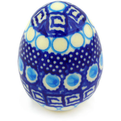 Figurinee à oeuf 3" en céramique polonaise