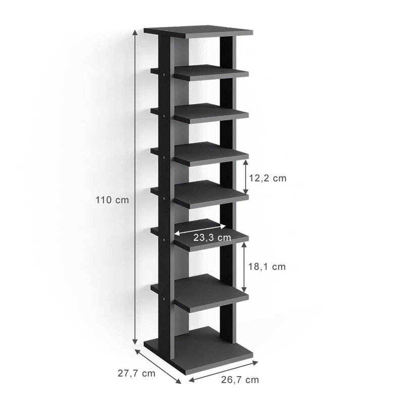 7 Pair Shoe Rack