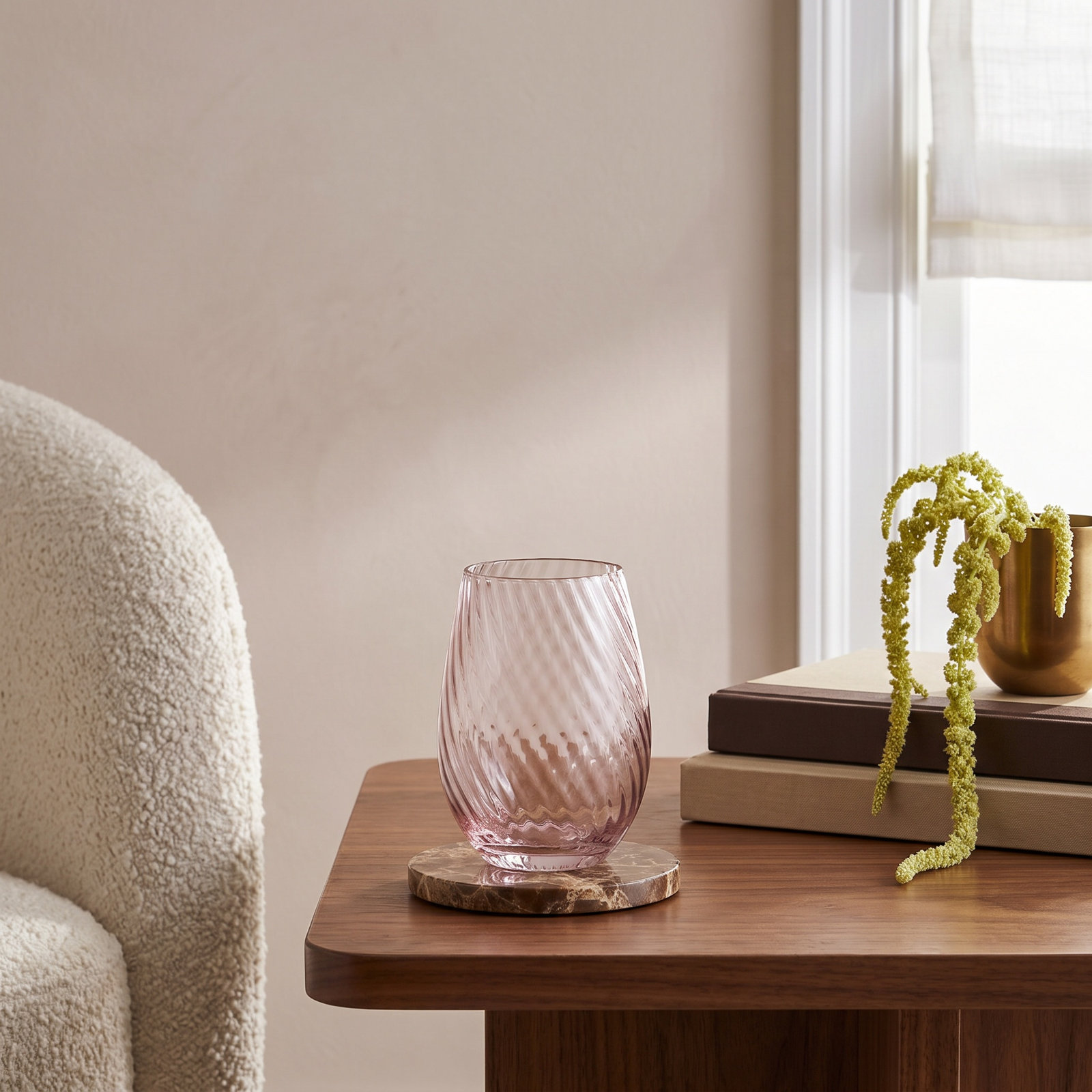 Bonnie Stemless Wine Glass, Lilac
