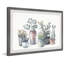 Succulent In Display Planters by Parvez Taj - Single Picture Frame Painting-331251826