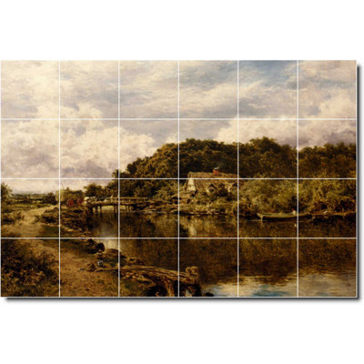 Carrelage mural décoratif en céramique 72 po x 48 po 12 po x 12 po