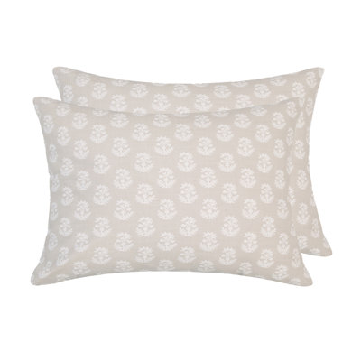 Michael Penney  Paisley Pillow Cover With Insert-set Of 2