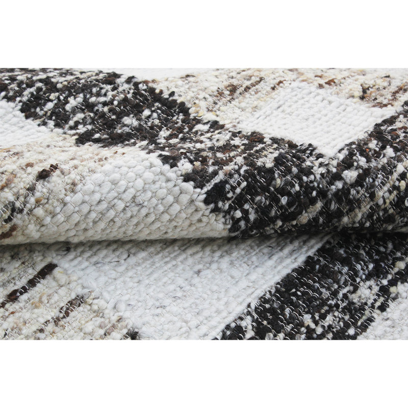 ANFL7399AIVBR Wool Area Rug, Rectangle 9' x 12'