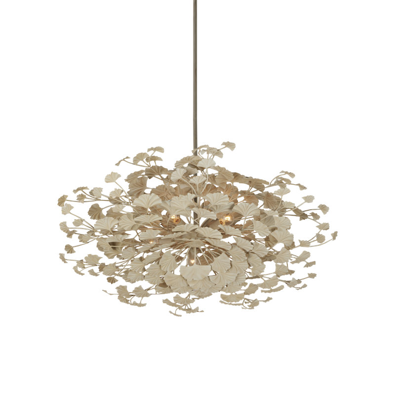 Maidenhair 5 - Light LED Semi Flush Mount