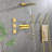 Wall Mounted Waterfall Shower System with Bodysprays-110871760