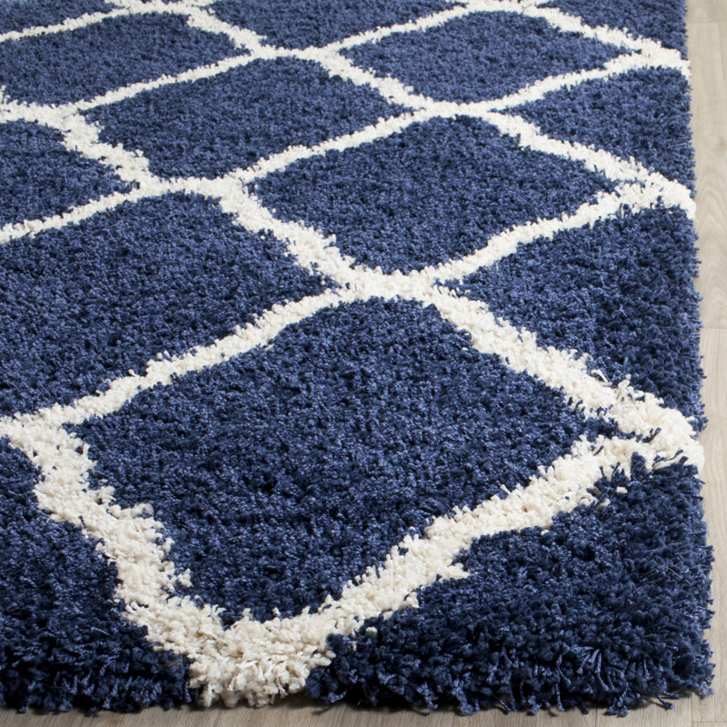 Atencio Geometric Hand Woven Area Rug, Rectangle 155 x 229 cm