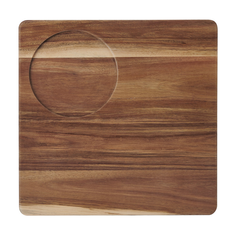 Glenwood Square Serve Board with Cloche