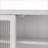 Cabinets, Vintage White Washed Solid Wood Glass Door Wall Mount | 24.8” Double Door | 3-Tier Storage + Towel Rack | White | Bathroom