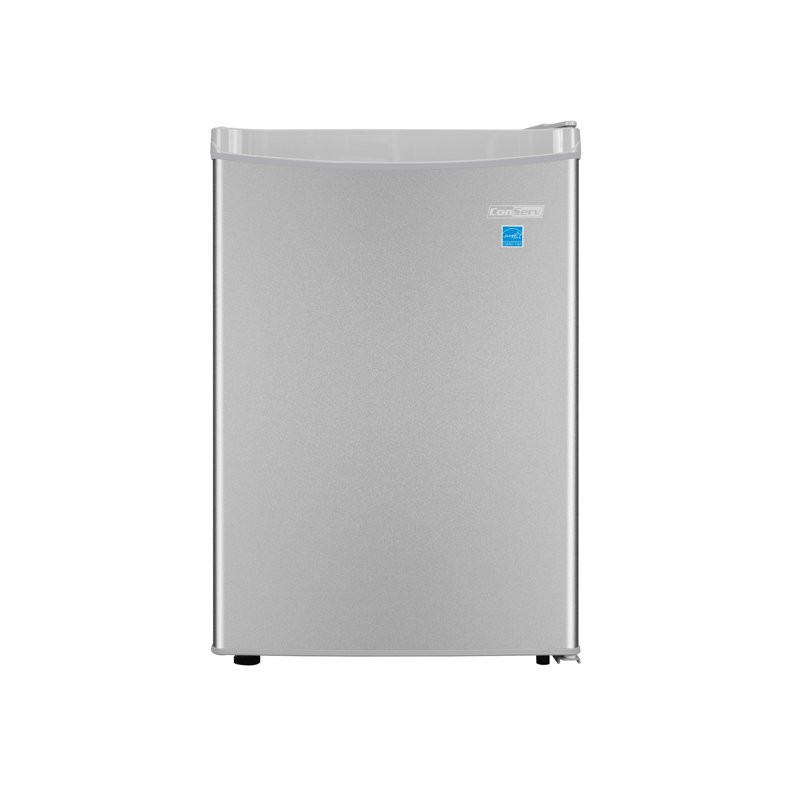 18in Stainless Compact Mini Refrigerator 2.6cf Reversible Door 115V