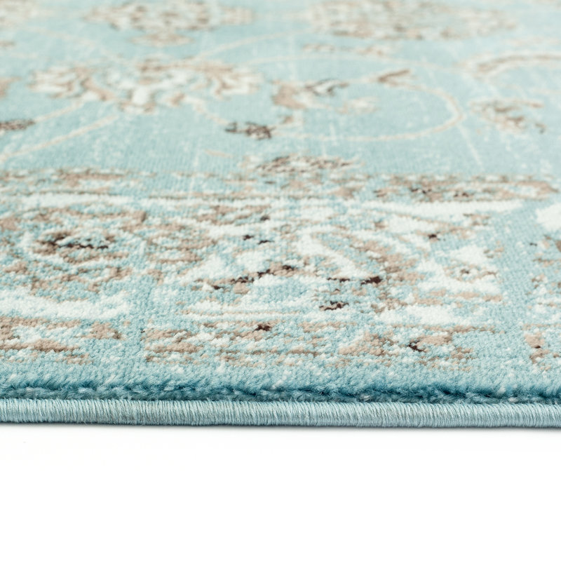 Tapis bleu Blocher, Rectangle 2 pi x 3 pi 4 po