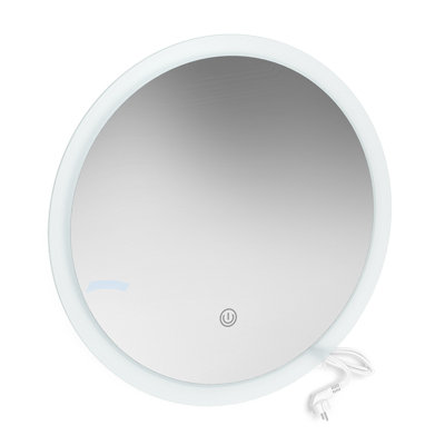 Nappanee Glass Flat Vanity Mirror