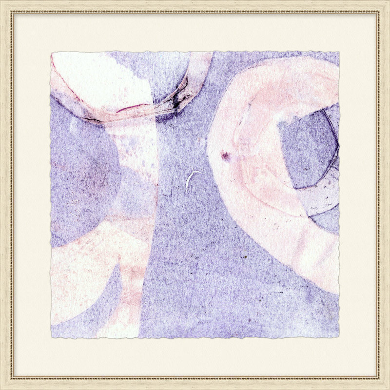 Organic Ties 6 - Peinture encadrée sur papier