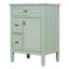 Meuble-lavabo de 24 pouces avec meuble-lavabo avec un tiroir rabattable, deux tiroirs standard et une tablette réglable, meuble-lavabo autoportant pour le rangement de la salle de bain