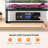 OSTBA Food Dehydrator Machine, 5 Stainless Steel Trays Food Dryer, 48H Timer and Temperature Control, Recipes Book Included, 420W Dehydrators for Food and Jerky, Herbs, Meat, Fruit, Dog Treats