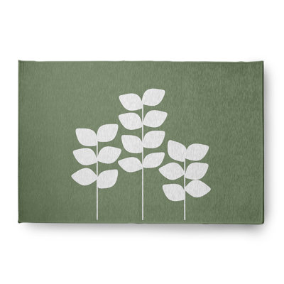 Chenille Floral Indoor Rug