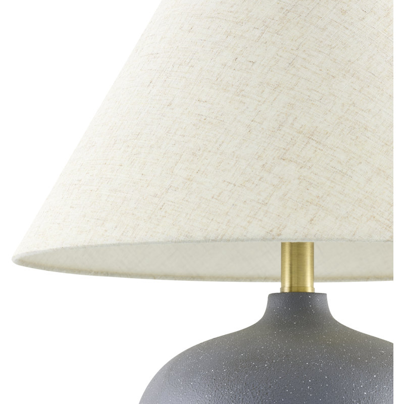 Burlison Makurdi Table Lamps, Wheat, Gray