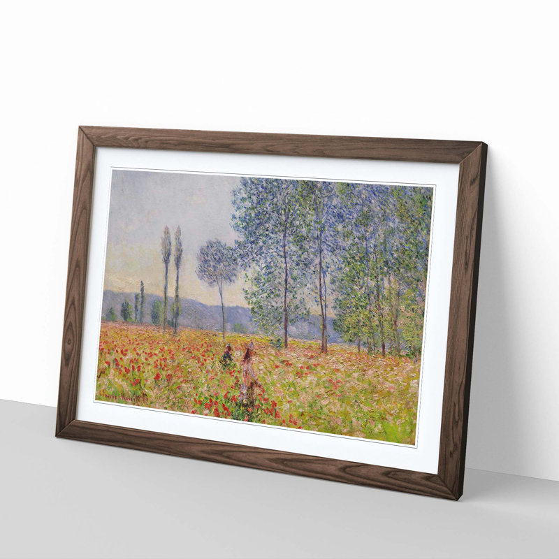 Claude Monet - Single Picture Frame Painting, Walnut