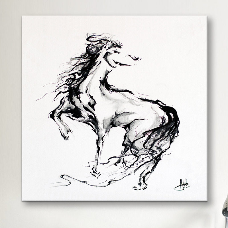 « fierté », impression sur toile, H 18 po x l 18 po x P 1,5 po, Pas de tapis, Toile tendue