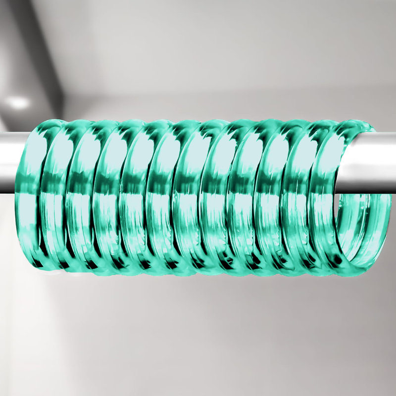 Crochet en plastique pour rideau de douche, Bleu sarcelle