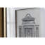 De 2 œuvres d'art murales avec crayon, 24 po x 32 po, motifs de portes ornées, objets décoratifs en plastique argentés 24 po x 32 po, embellissement