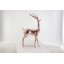 Sculpture de Noël fibre de verre renne de plancher avec motif mosaïque-102186613
