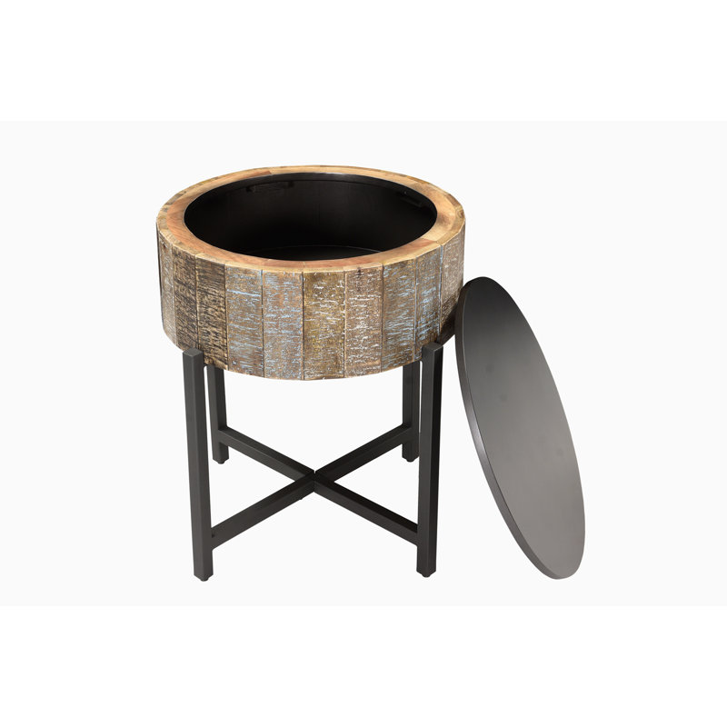 Table de bout rustique rétro
