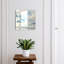 Key cabinet for home, Opens to the right, 30x30x5, Black, A vast sky with clouds in shades of blue, 