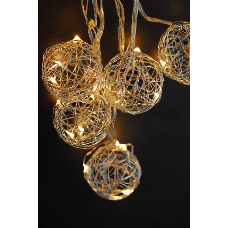 Weatherproof LED Fairy Lights with Remote Control - Battery Powered -  Silver Wire - 32ft