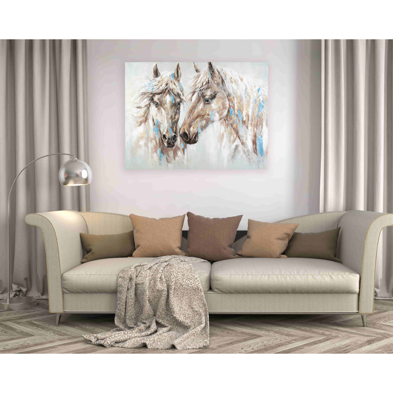 Kaylle Shining Horses - impression sur toile tendue, H 36 po x l 48 po x P 1,5 po