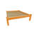 Yellow Solid Wood Queen Bed Frame