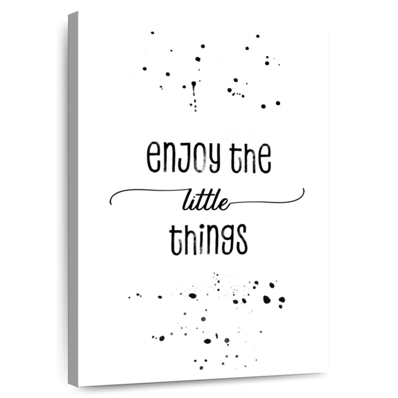 Tergel «Enjoy The Little Things», H 39 po x l 26 po