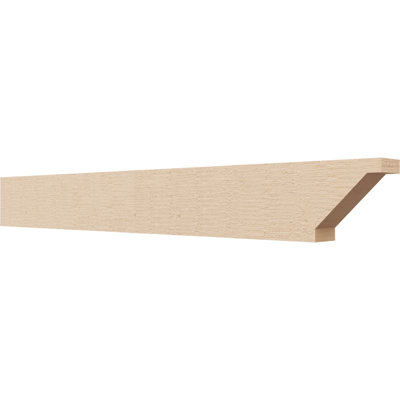 Burlington Woodgrain TimberThane Ra partier queue, brun clair apprêté